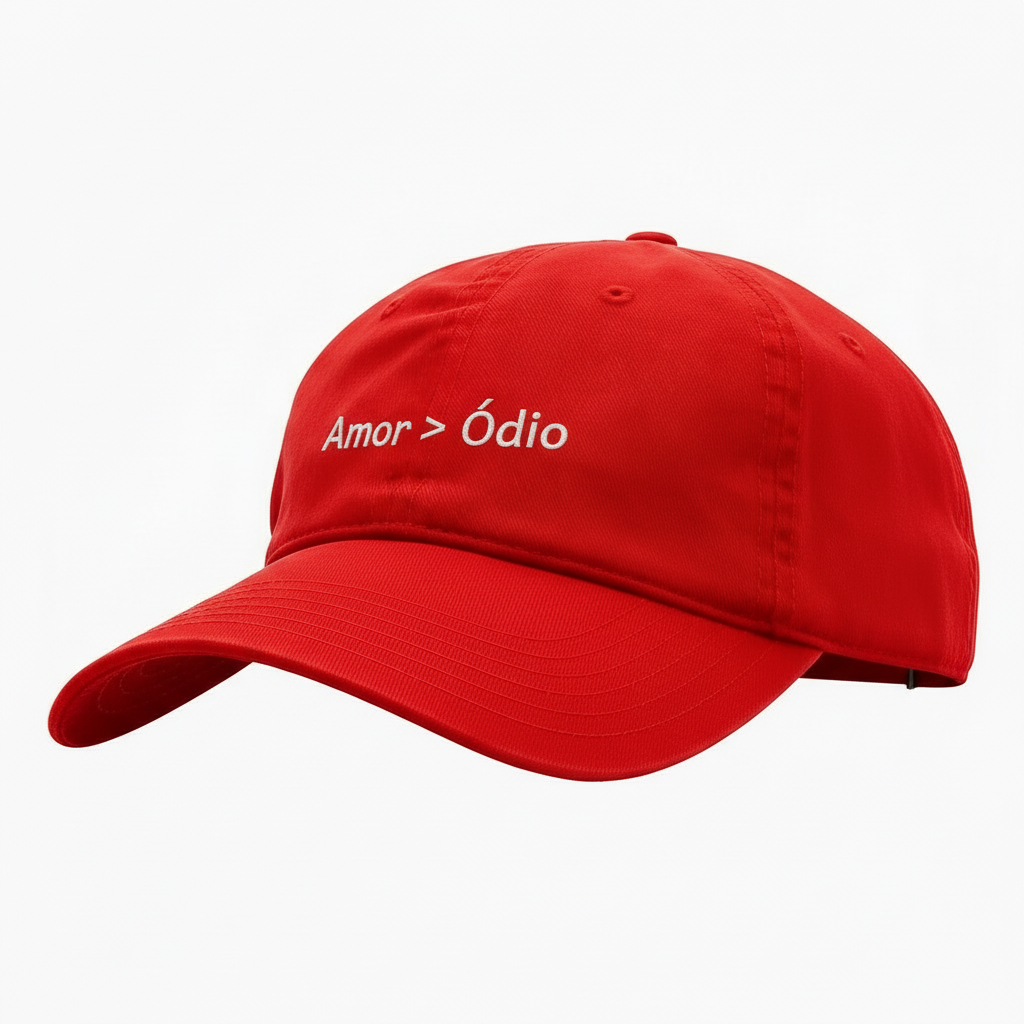 Boné Dad Hat Minimalista - Amor Maior que Ódio
