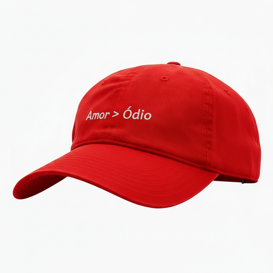 Boné Dad Hat Minimalista - Amor Maior que Ódio
