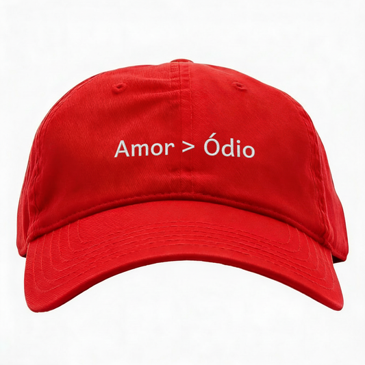 Boné Dad Hat Minimalista - Amor Maior que Ódio