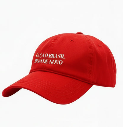 Boné Dad Hat - Faça o Brasil Bom de Novo